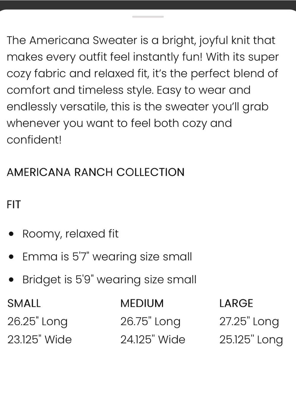 Carly Jean Los Angeles Brown Americana Sweater - Picture 6 of 9